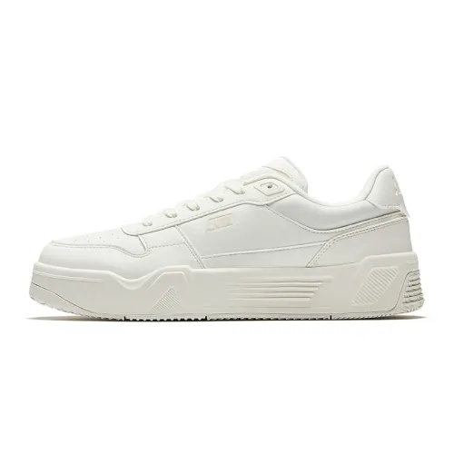 Anta Abrasion Resistant Cushioning Abrasion Resistant Cushioning Low top Skateboard Shoes Men's Ivory White