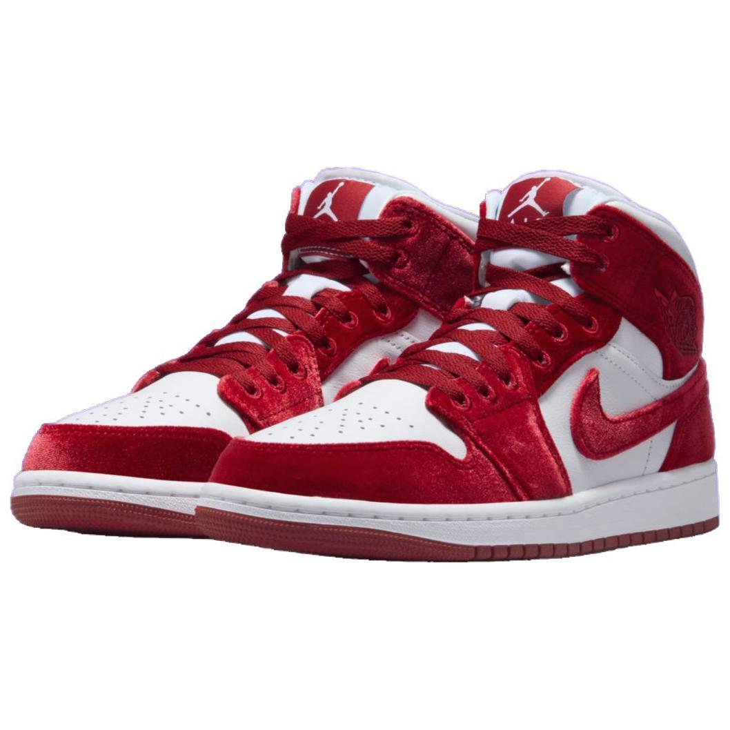 Jordan 1 Mid Se Red Velvet Women’s