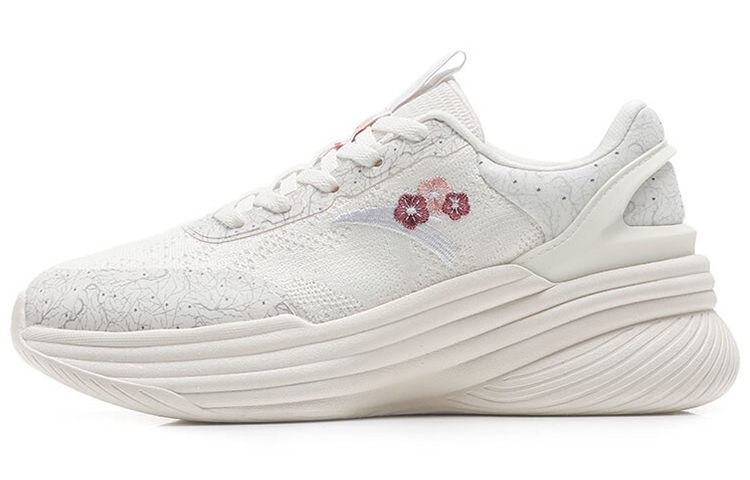 Anta Variety Training Collection Abrasion Resistant Slip Resistant Low top Training Shoes Women's White Red