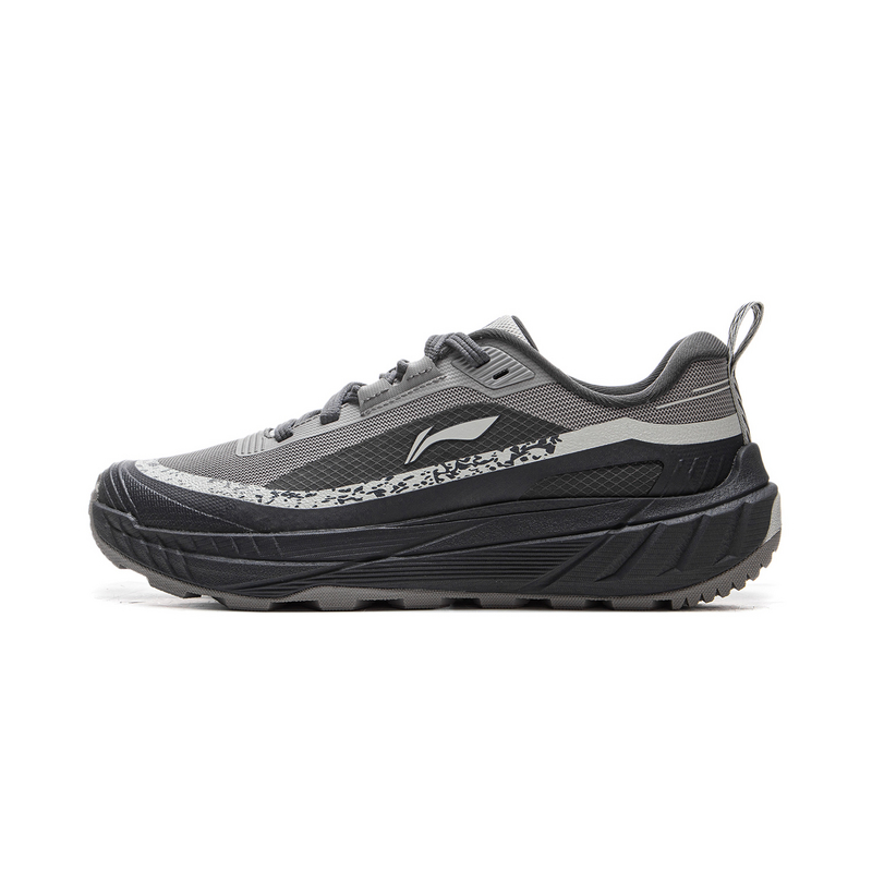 Li Ning Outdoor CF Tracing, Yijie Lite 2.0 Abrasion Resistant Support Low top Hiking Shoes Men’s Black Gray