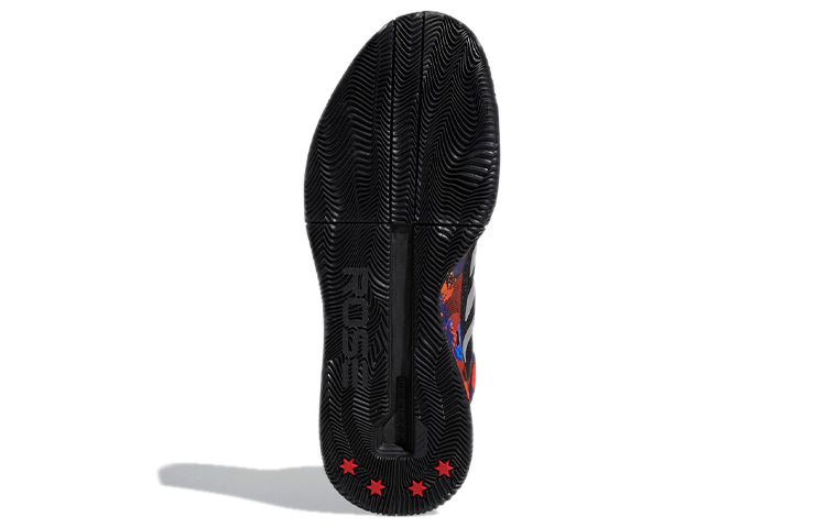Мужские кроссовки adidas D Rose 11 (черно-фиолетово-оранжевые) — Чёрныйфиолетовыйоранжевый — фото 6