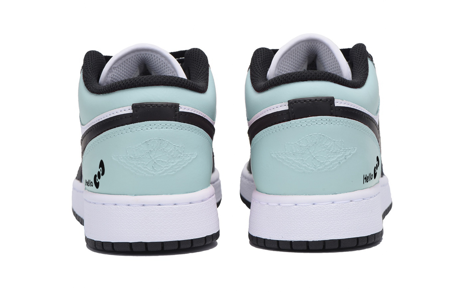 Jordan Air Jordan 1 Urban Chic Style Vintage Low top Vintage Basketball Shoes Men’s White Tiffany