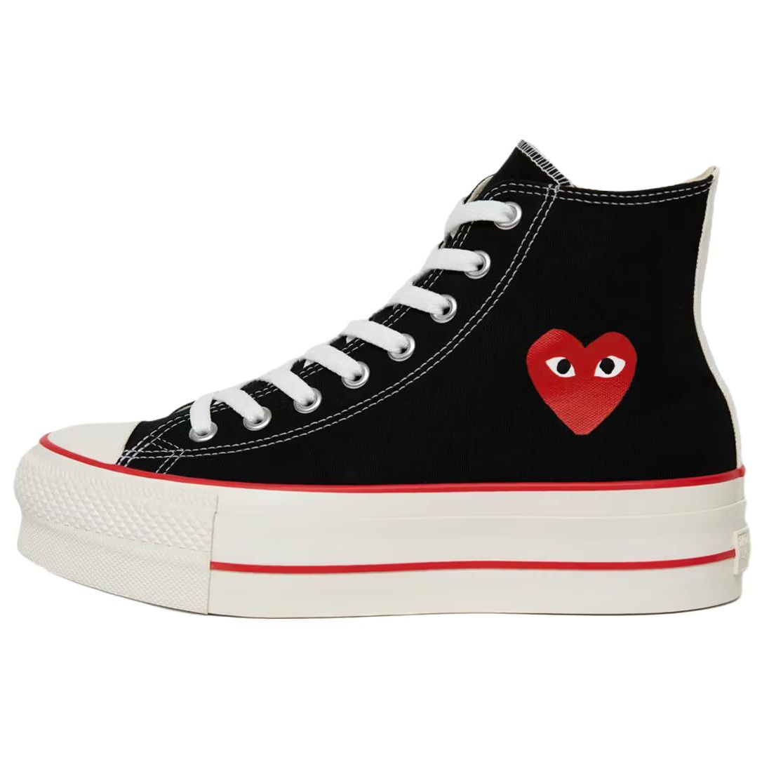 Converse x CDG Play Chuck Taylor All Star High top Canvas Shoes Unisex Black