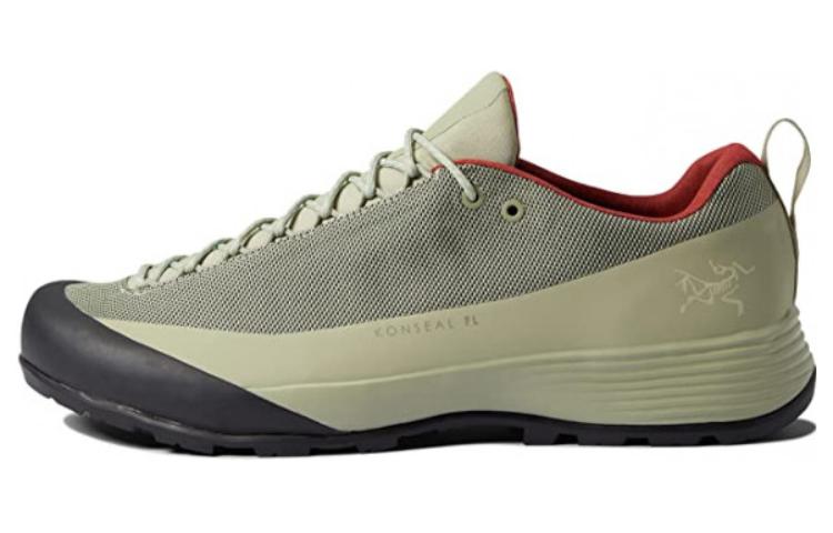 Arc'teryx KONSEAL FL 2 Waterproof And Breathable Low top Hiking Shoes Unisex Green Black Red