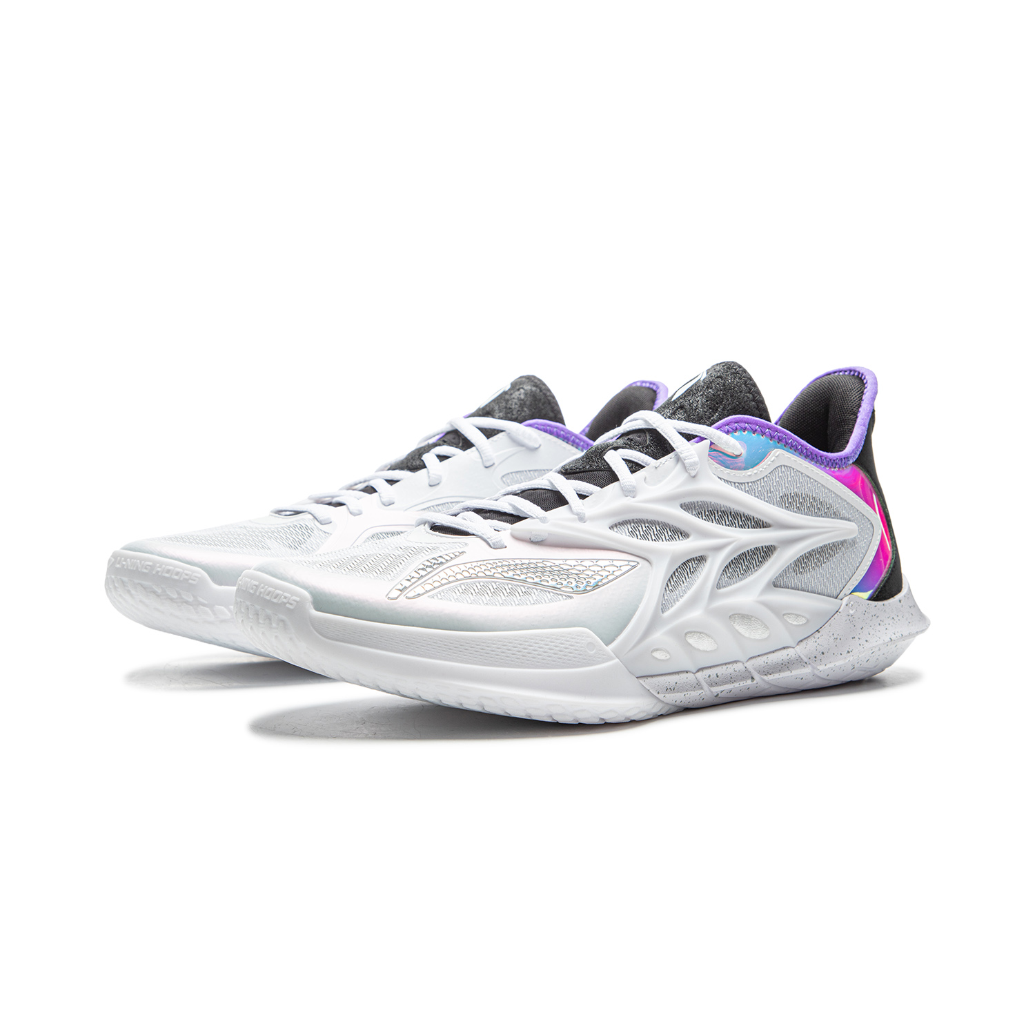 Li Ning Speed 12 Basketball Shoes Men’s Low Top Standard White