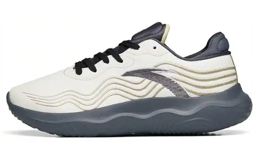 Anta Variety Training Collection Slip Resistant, Breathable, Lightweight Low top Training Shoes Men's White Gray