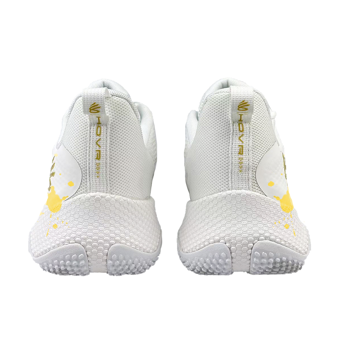 Under Armour Curry Splash 3 Low top Basketball Shoes Men’s White Yellow Blue