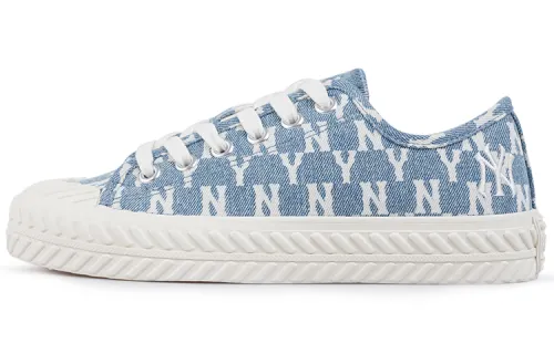 MLB Playball Slip Resistant Abrasion Resistant Low top Canvas Shoes Unisex Blue White