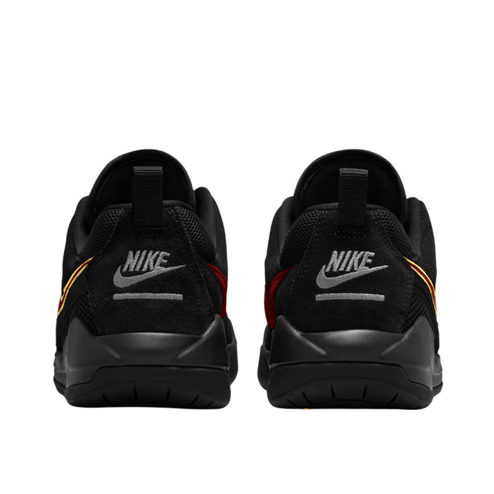 Jordan Air Jordan 1 Vintage Basketball Shoes Unisex Low Top Black Red Yellow