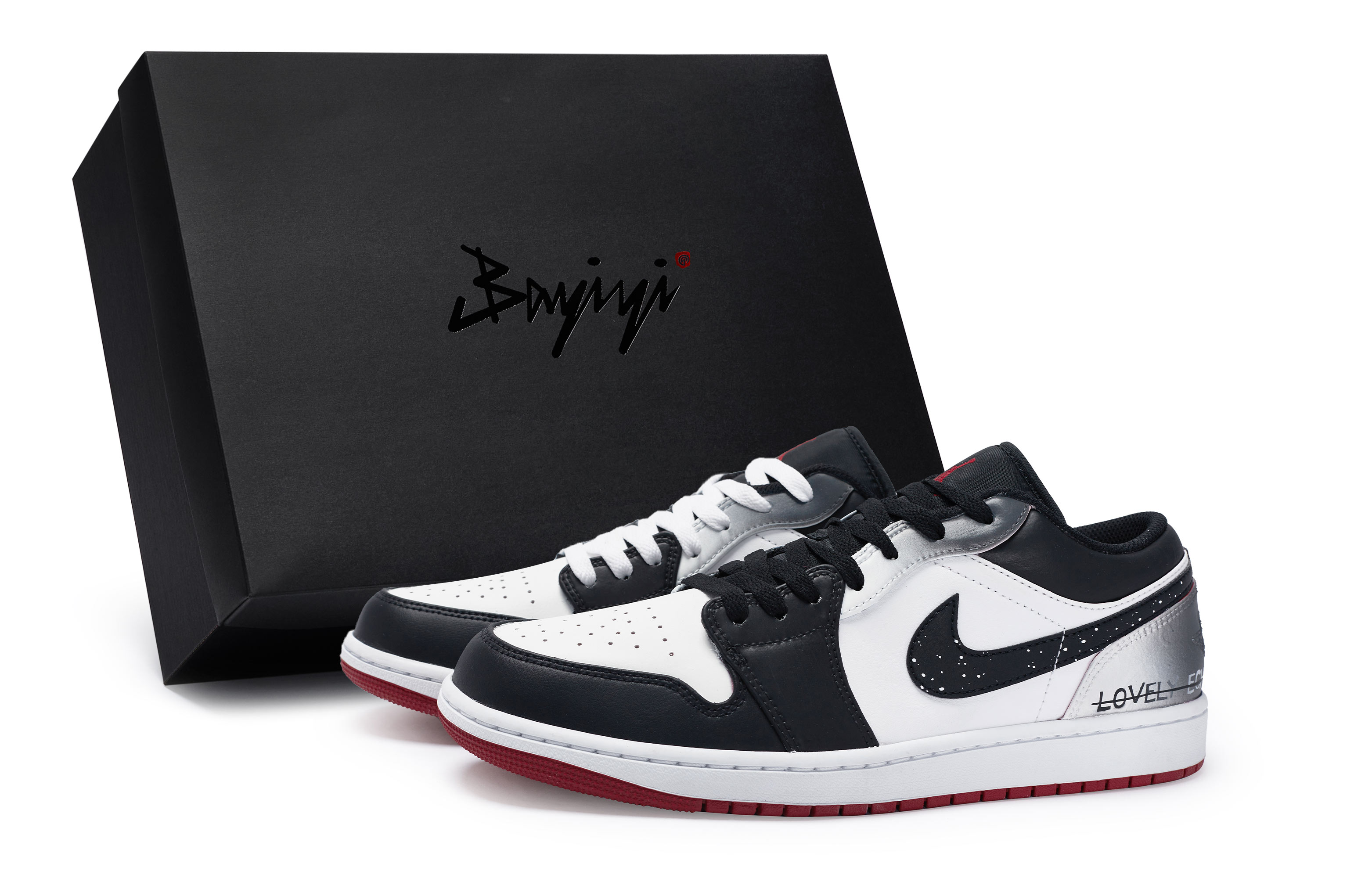 Jordan Air Jordan 1 Low 811 Manufacturing, Starry Sky Echo, Special Shoe Box Low top Vintage Basketball Shoes Men’s