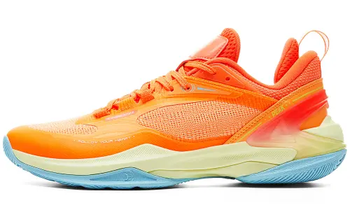 PEAK Light And Agile 2.0 Low top Performance Basketball Shoes Men's Flame Orange