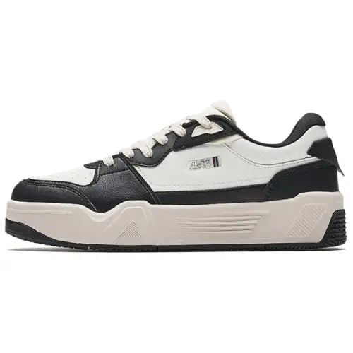 Anta C37 Series Slip Resistant Abrasion Resistant Balance Low top Skateboard Shoes Women's Black White