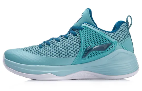 Li Ning Shadow Textile, Synthetic Leather, TPU Cushioning Slip Resistant Abrasion Resistant Coverage Support Low top