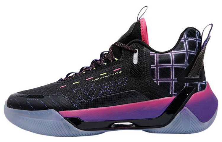 XTEP Levitation 6 Basketball Shoes Men’s Mid Top Black/Red