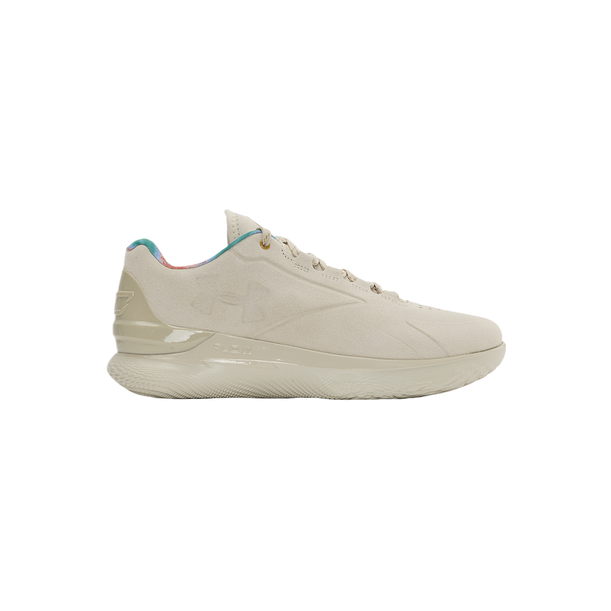 Under Armour Curry 1 Leather Slip Resistant Low top Basketball Shoes Unisex Brown