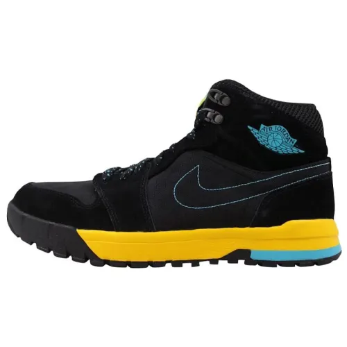 Jordan 1 Trek Black Gamma Blue Varsity Maize
