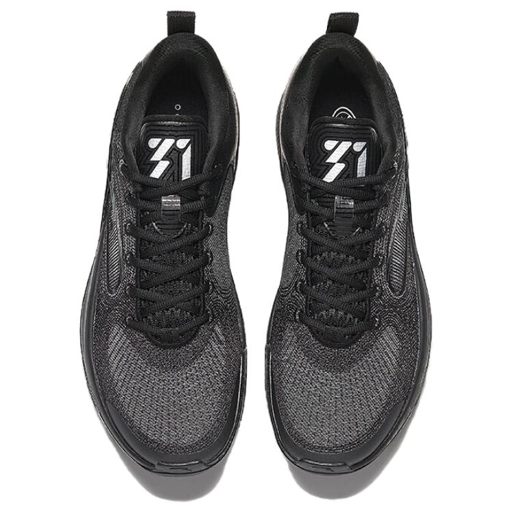 Anta Cushioning Slip Resistant Abrasion Resistant Low top Basketball Shoes Men’s Black