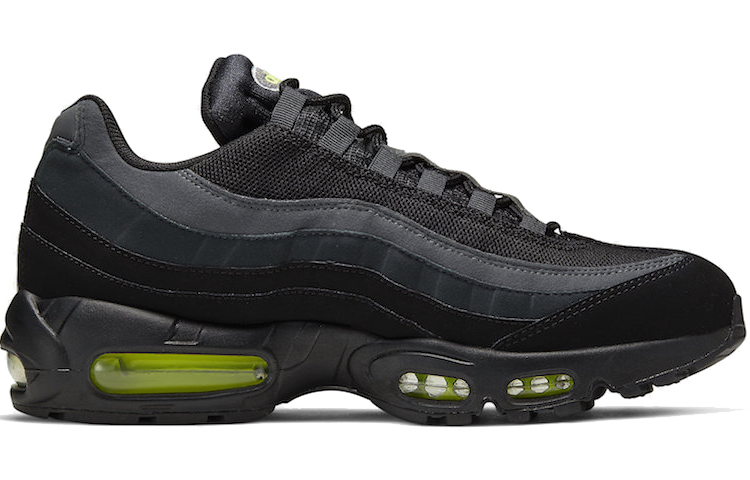 Nike Air Max 95 Retro Logo Black Grey Volt