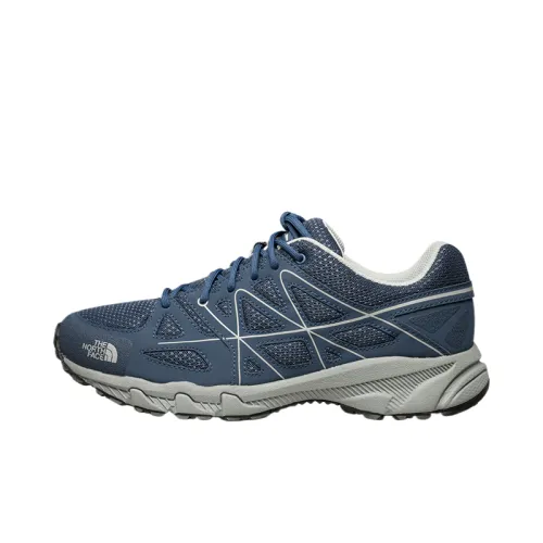 THE NORTH FACE Soft And Comfortable Slip Resistant Low top Hiking Shoes Men's Blue