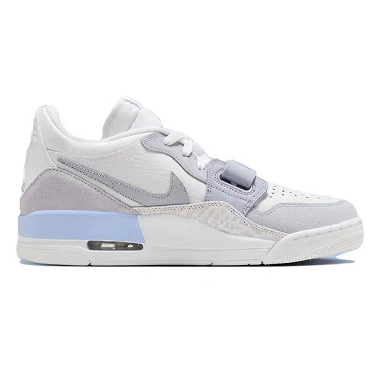 Jordan Legacy 312 Abrasion Resistant Slip Resistant Low top Vintage Basketball Shoes Men’s Gray White