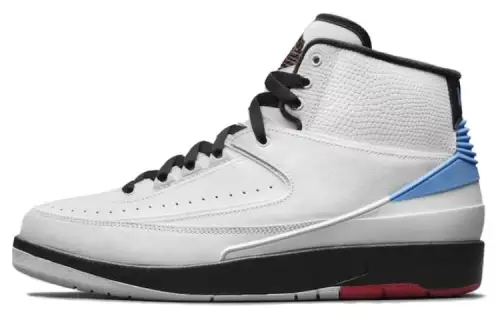 Jordan Air Jordan 2 Retro Alumni UNC Synthetic Leather Slip Resistant High top Vintage Basketball Shoes Men's