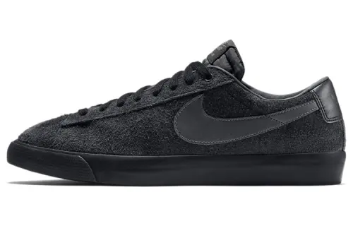 Nike Blazer SB GT Slip Resistant Lightweight Non slip Lightweight Low top Skateboard Shoes Unisex All Black Warrior
