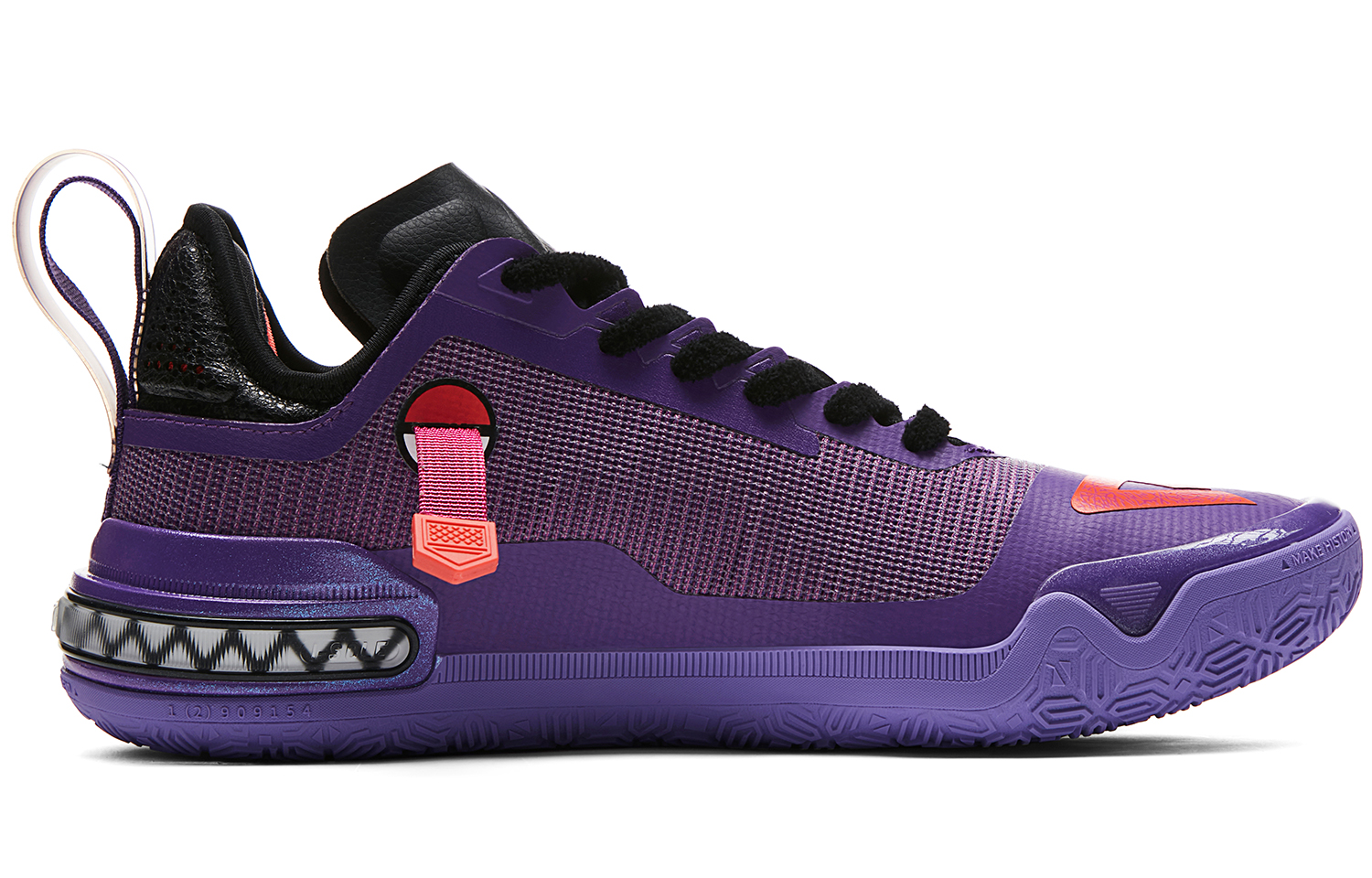 PEAK Andrew Wiggins AW1 Stwich Slip Resistant Low top Basketball Shoes Men’s Lakers Purple