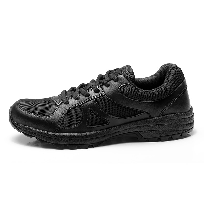 Qiangren 3515 physical outdoor hiking shoes, liberation shoes, wear-resistant hiking rubber shoes, training shoes, men's black