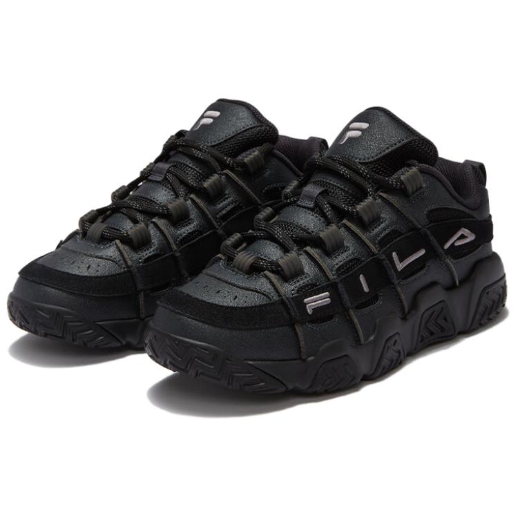 FILA FUSION BUSTER Puffy Shoes Low top Vintage Basketball Shoes Women’s Black