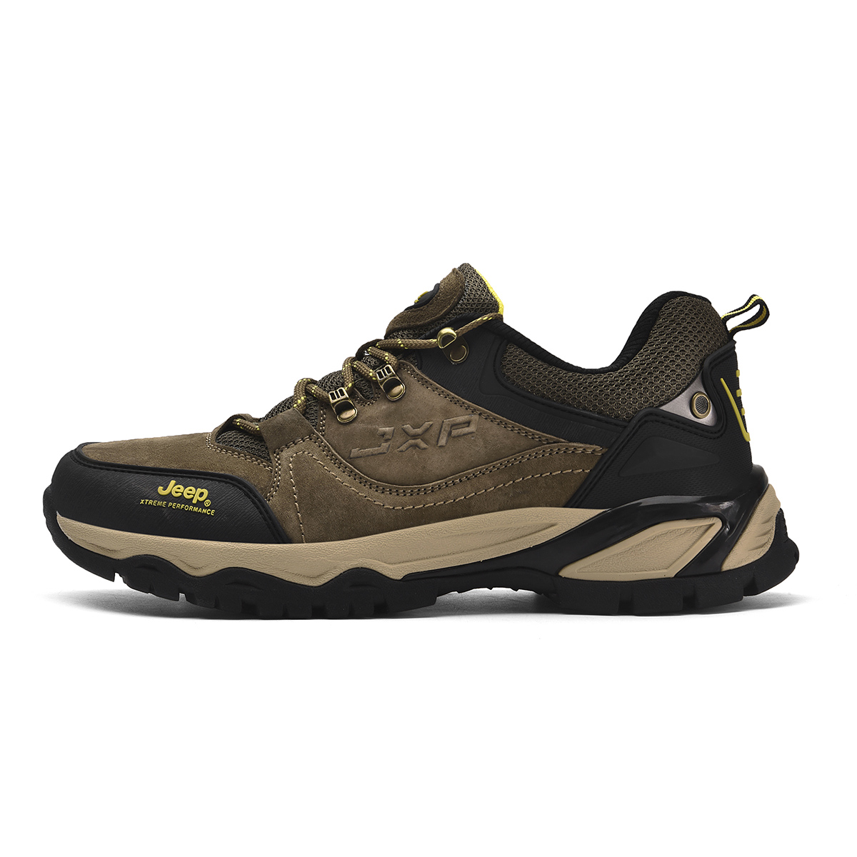 Jeep Mountaineering & Hiking Shoes Men’s Low Top Khaki/Black