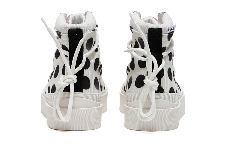 EQLZ EQUALIZER Fault High Slip Resistant High top Skateboard Shoes Unisex White Black Misprint
