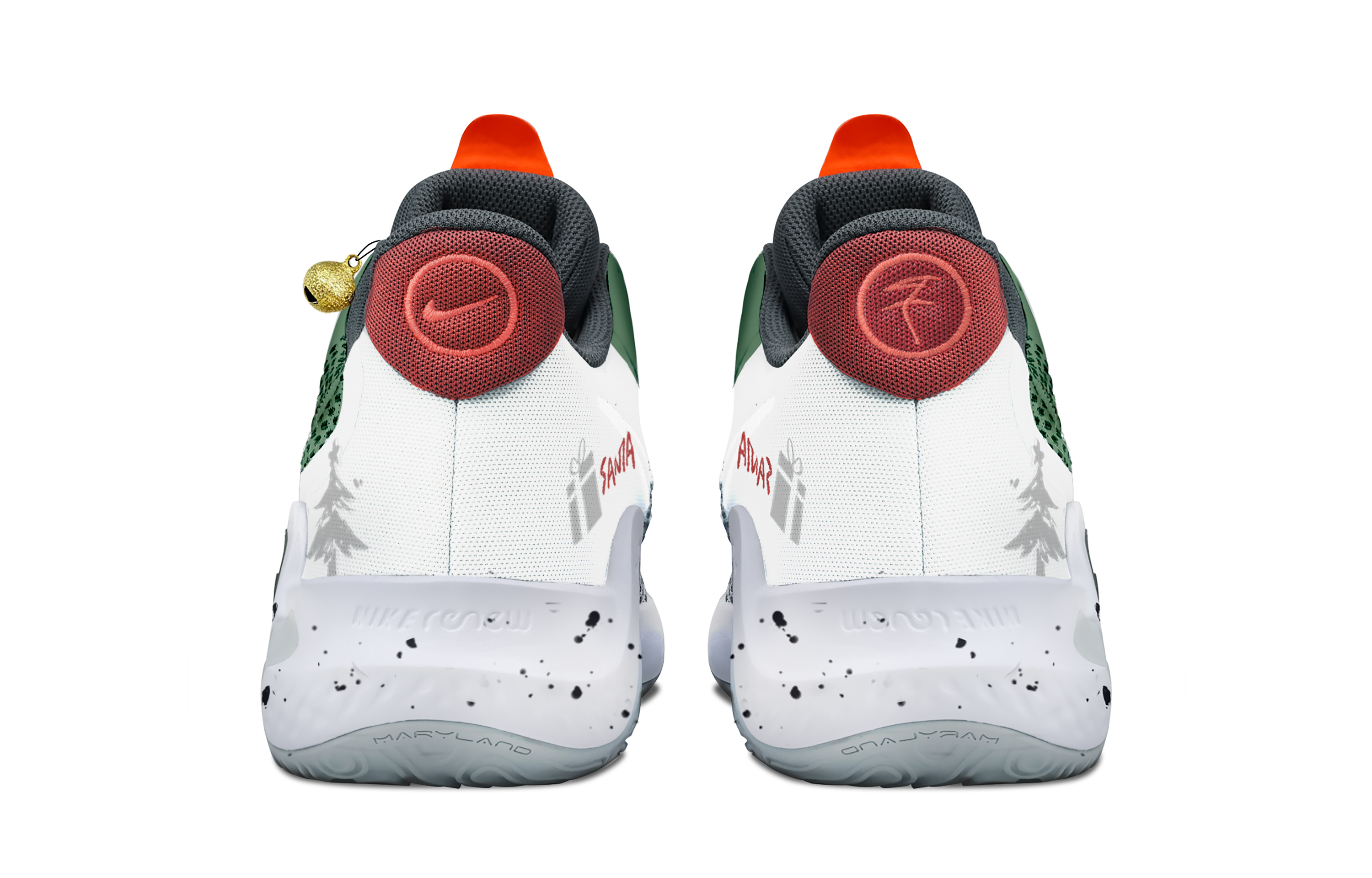 Nike KD Trey 5 IX Cushioning Abrasion Resistant Impact Resistant Super Light Mid top Basketball Shoes Unisex Green