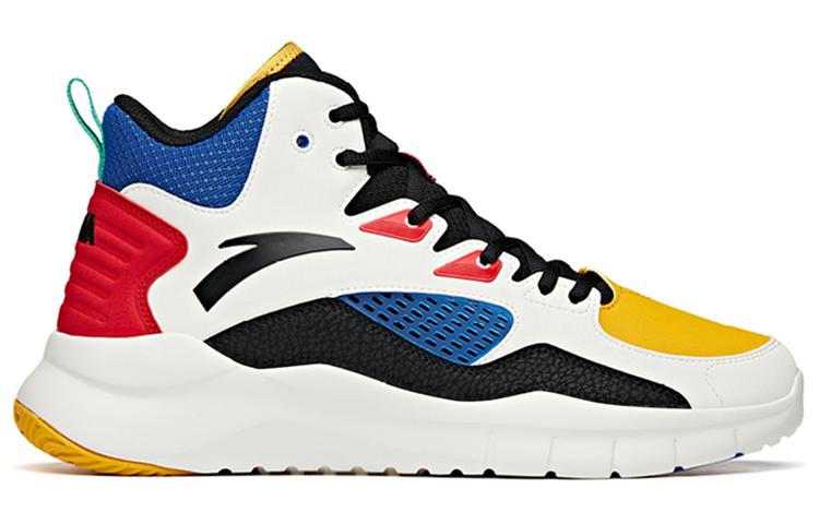Anta Basketball Collection High top Vintage Basketball Shoes Men’s White Black Red
