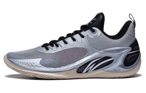 LiNing Wade 808 III low-top anti-slip wear-resistant basketball shoes men's black gray