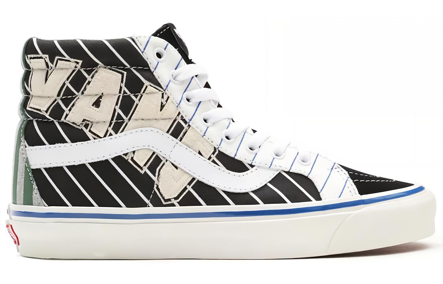 Кеды Vans SK8 (черный / белый / крсный) — Чёрный / белый / красный — фото 2