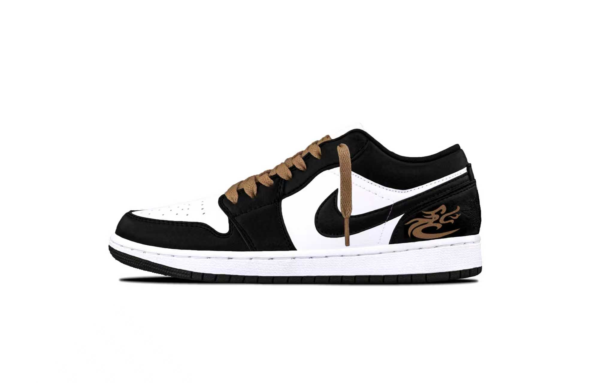 Jordan Air Jordan 1 Bronze Phantom Cushioning, Wear Resistant Low top Vintage Basketball Shoes Unisex