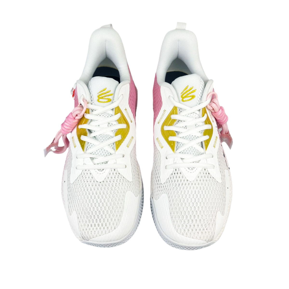 Under Armour Curry Splash 3 Slip Resistant Abrasion Resistant Low top Basketball Shoes Men’s White Pink