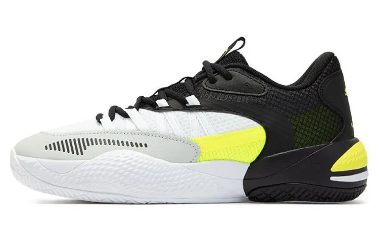 PUMA Court Rider 2.0 'White Black Yellow Alert'