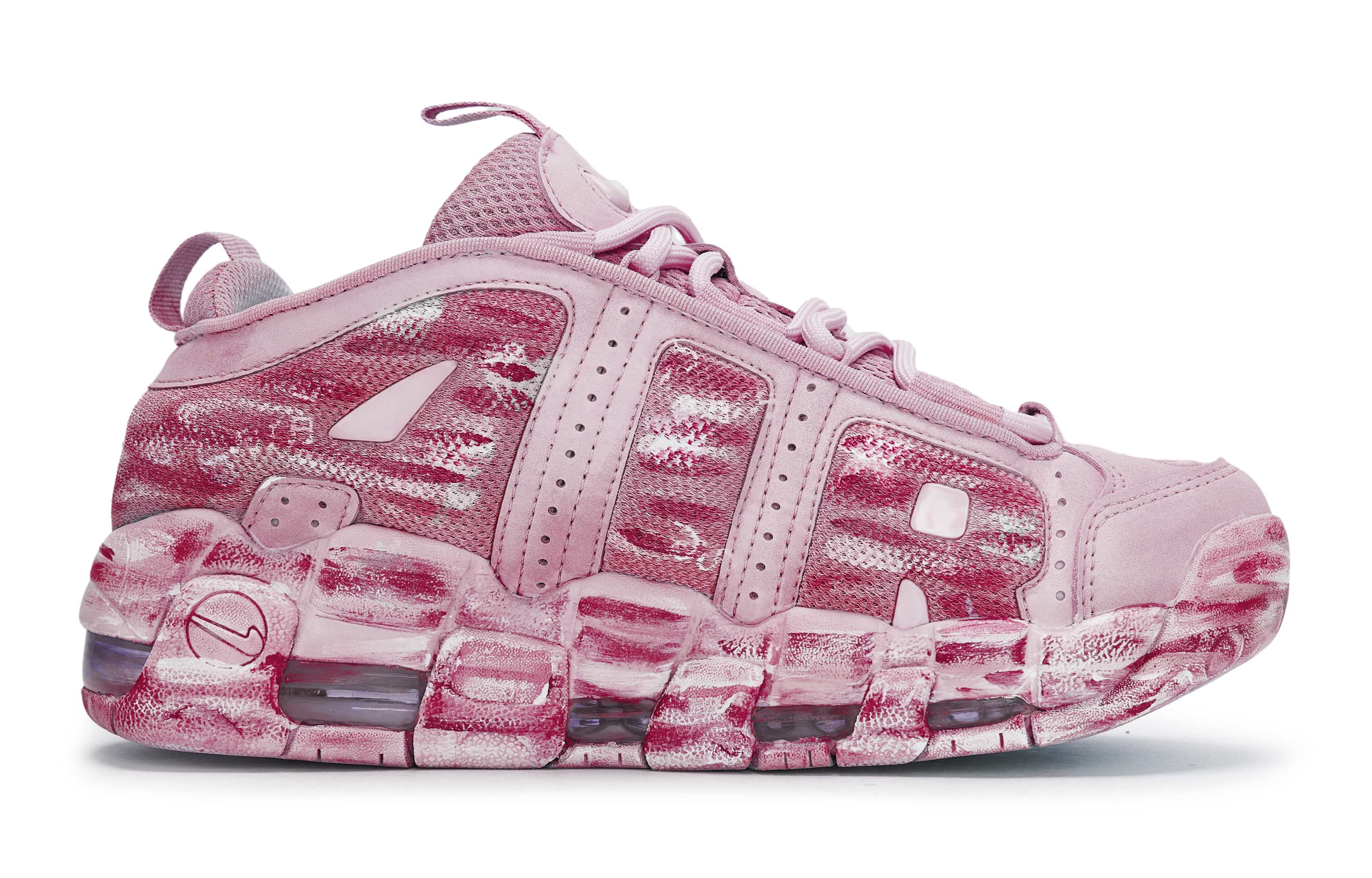 Nike Air More Uptempo Made In 811, Yunyi Nanshan Powder, Special Shoebox Abrasion Resistant Low top