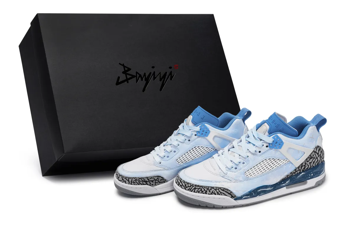 Jordan Spizike 811 Manufacturing, Journey Across The Sea Abrasion Resistant Low top Vintage Basketball Shoes Unisex