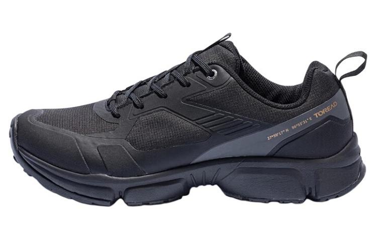 TOREAD Slip Resistant Abrasion Resistant Low top Mountaineering & Hiking Shoes Men’s Black Gray