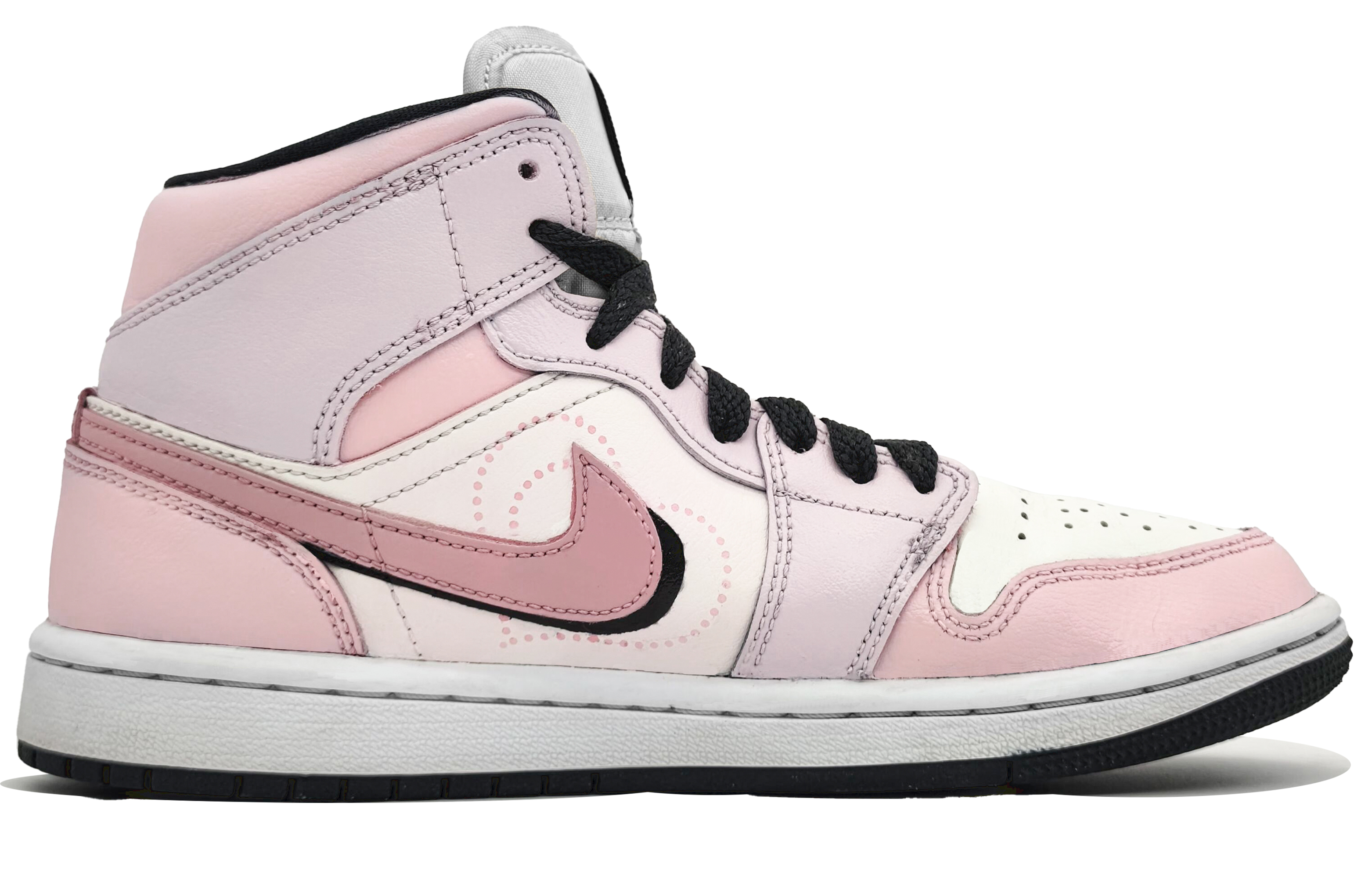 Jordan Air Jordan 1 Slip Resistant High top Vintage Basketball Shoes Men’s Love Pink