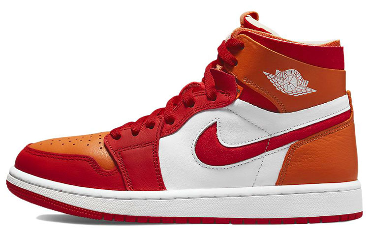 Jordan 1 High Zoom Air Cmft Fire Red Hot Curry Women’s