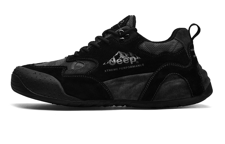 Jeep Comfortable Low top Outdoor Shoes Men’s Black