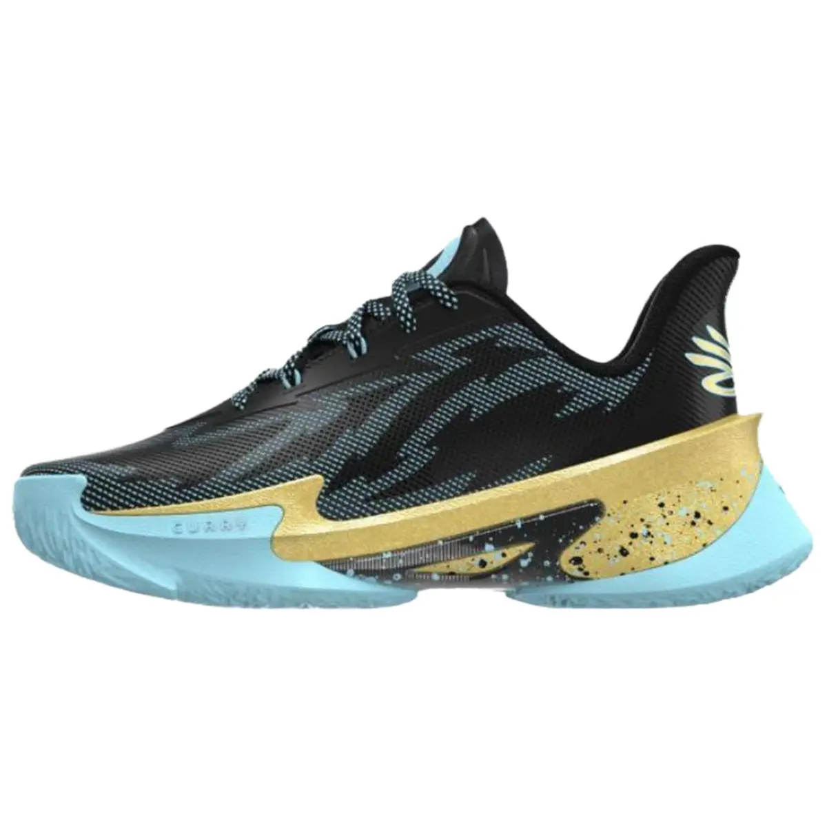 Under Armour CURRY SERIES 7 Low top Basketball Shoes Men's Black Blue