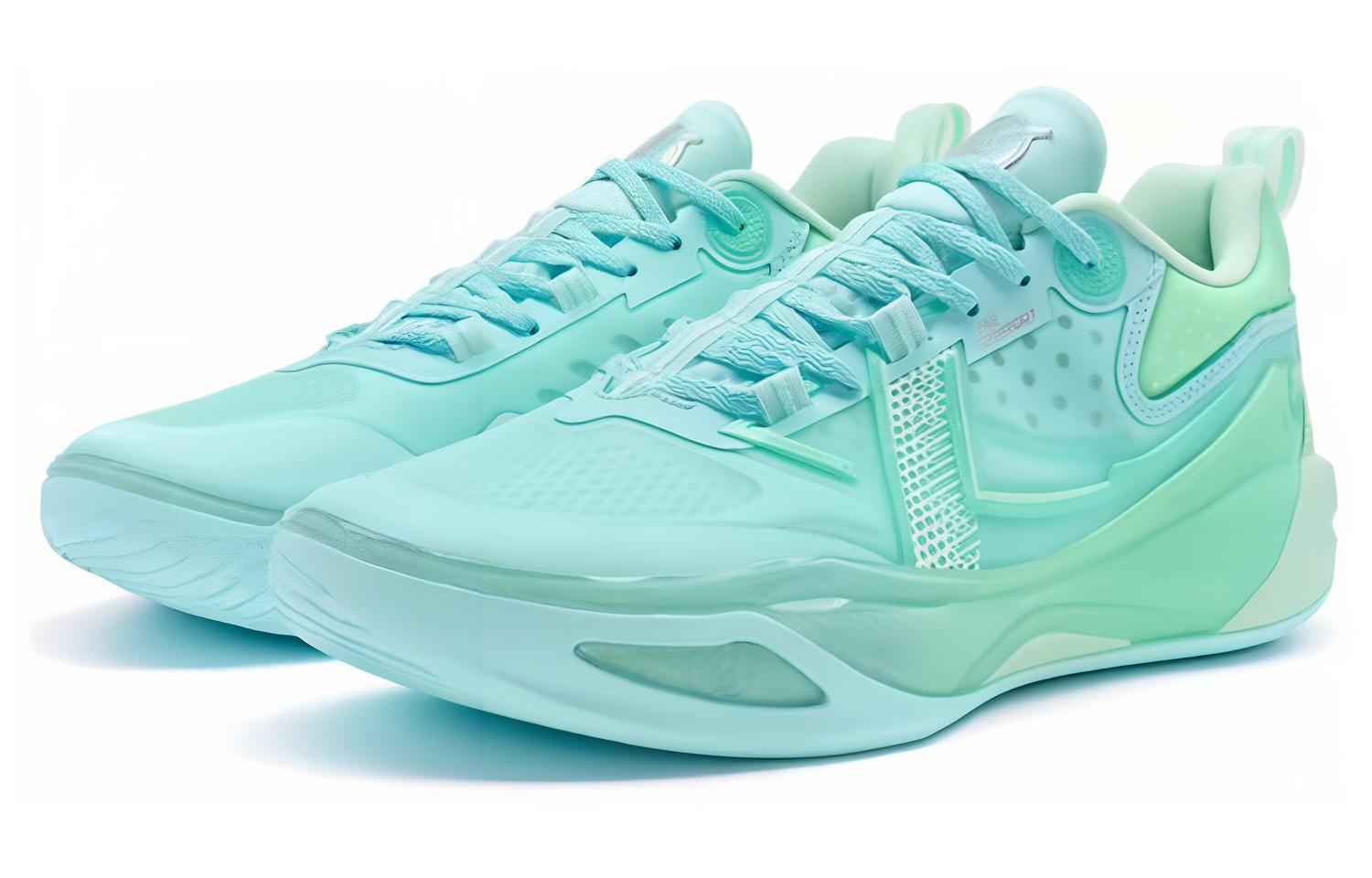 XTEP Serpent Strike Abrasion Resistant Breathable Low top Basketball Shoes Men’s Blue Teal