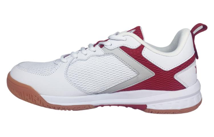 PEAK Slip Resistant, Abrasion Resistant, Breathable Low top Training Shoes Unisex White Red