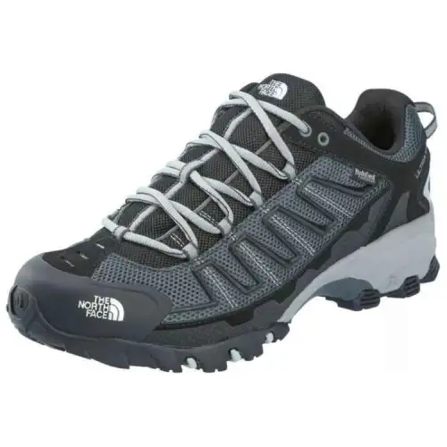 THE NORTH FACE ULTRA Comfortable Slip Resistant Abrasion Resistant Low top Hiking Shoes Men's Gray