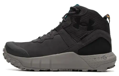 Under Armour Ua Micro G Valsetz Trek Mid Leather Waterproof Tactical Boots 'Grey'