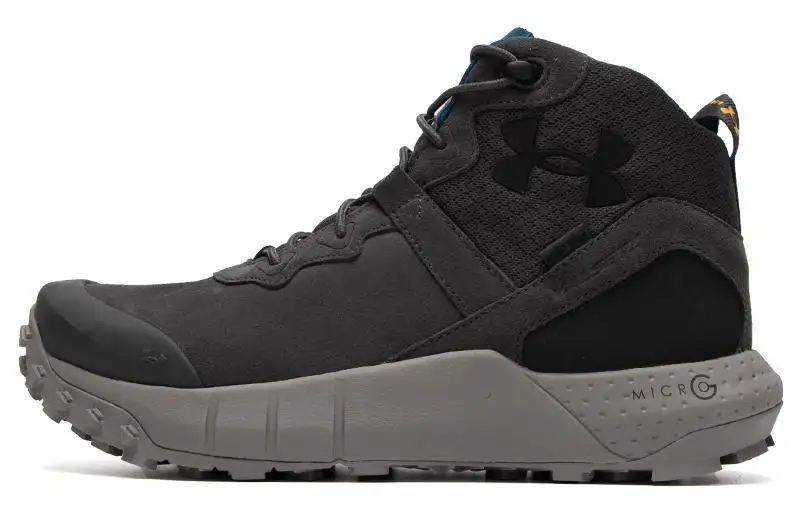Under Armour Ua Micro G Valsetz Trek Mid Leather Waterproof Tactical Boots 'Grey'